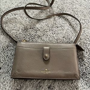 Kate Spade Gray Larchmont Ave Crossbody